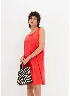 Abito corto svasato di jersey, smanicato, bonprix Abito corto svasato di jersey, smanicato, bonprix