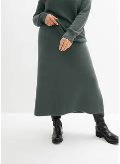Gonna in maglia leggermente svasata, bonprix Gonna in maglia leggermente svasata, bonprix