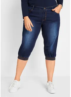 Jeans capri elasticizzati, bonprix Jeans capri elasticizzati, bonprix