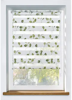 Tenda a rullo doppia con foglie, bonprix Tenda a rullo doppia con foglie, bonprix