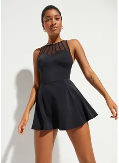 Abito da bagno modellante a compressione media con mesh trasparente, bonprix Abito da bagno modellante a compressione media con mesh trasparente, bonprix