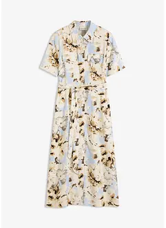 Abito chemisier in viscosa con cintura da annodare (2 pezzi), bonprix Abito chemisier in viscosa con cintura da annodare (2 pezzi), bonprix