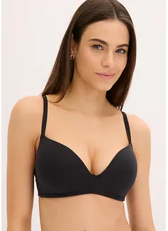 Reggiseno push-up senza ferretto con cotone (pacco da 2), bonprix Reggiseno push-up senza ferretto con cotone (pacco da 2), bonprix