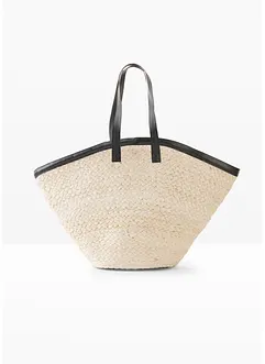 Borsa shopper di paglia, bonprix Borsa shopper di paglia, bonprix
