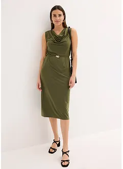 Abito in maglina con cintura (set 2 pezzi), bonprix Abito in maglina con cintura (set 2 pezzi), bonprix