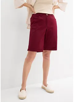 Bermuda in popeline di cotone con cinta comoda, bonprix Bermuda in popeline di cotone con cinta comoda, bonprix