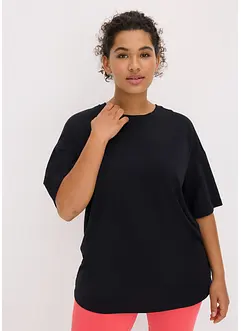 T-shirt per sport oversize con cotone, ad asciugatura rapida, bonprix T-shirt per sport oversize con cotone, ad asciugatura rapida, bonprix