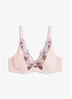 Reggiseno con coppe preformate e ricami delicati, bonprix Reggiseno con coppe preformate e ricami delicati, bonprix