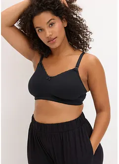 Reggiseno allattamento senza ferretto con cotone biologico (pacco da 2), bonprix Reggiseno allattamento senza ferretto con cotone biologico (pacco da 2), bonprix
