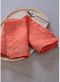 Tovaglioli in lino (pacco da 2), bonprix Tovaglioli in lino (pacco da 2), bonprix