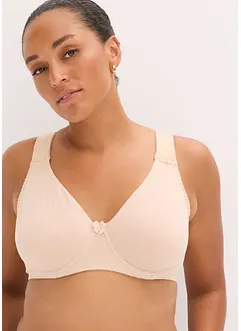 Reggiseno t-shirt con ferretto in cotone elasticizzato (pacco da 2), bonprix Reggiseno t-shirt con ferretto in cotone elasticizzato (pacco da 2), bonprix