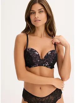 Reggiseno push-up con pizzo raffinato, bonprix Reggiseno push-up con pizzo raffinato, bonprix
