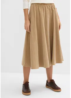 Gonna in velluto misto cotone, bonprix Gonna in velluto misto cotone, bonprix