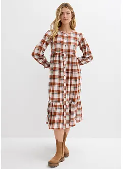 Abito midi in flanella, bonprix Abito midi in flanella, bonprix