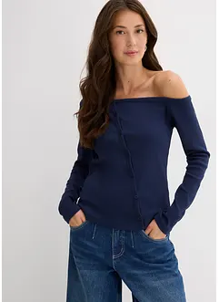 Maglia a costine a maniche lunghe, bonprix Maglia a costine a maniche lunghe, bonprix