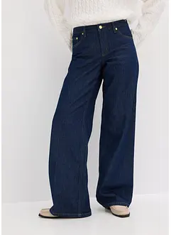 Jeans wide leg, vita media, bonprix Jeans wide leg, vita media, bonprix