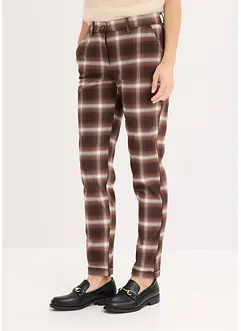 Pantaloni a quadri con risvolto, bonprix Pantaloni a quadri con risvolto, bonprix