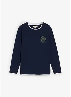 Maglia a maniche lunghe con effetto 2 in 1, bonprix Maglia a maniche lunghe con effetto 2 in 1, bonprix