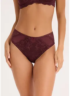 Slip alto con pizzo delicato, bonprix Slip alto con pizzo delicato, bonprix
