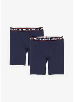Boxer aderenti in lunghezza midi con cotone (pacco da 2), bonprix Boxer aderenti in lunghezza midi con cotone (pacco da 2), bonprix