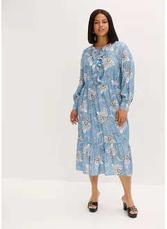 Abito lungo in misto viscosa fine, bonprix Abito lungo in misto viscosa fine, bonprix