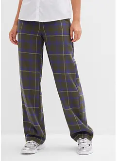 Pantaloni in flanella di cotone biologico, bonprix Pantaloni in flanella di cotone biologico, bonprix