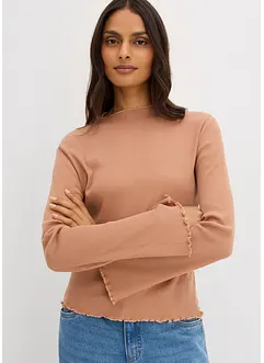 Maglia a costine in puro cotone, bonprix Maglia a costine in puro cotone, bonprix