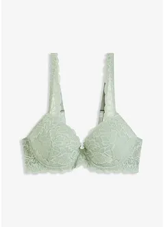 Reggiseno con coppe preformate e pizzo floreale, bonprix Reggiseno con coppe preformate e pizzo floreale, bonprix