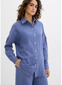 Camicia oversize in mussola leggera, bonprix Camicia oversize in mussola leggera, bonprix