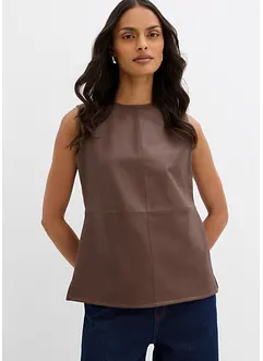 Top in similpelle, bonprix Top in similpelle, bonprix