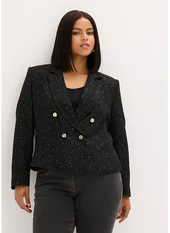 Blazer corto in morbido bouclé, bonprix Blazer corto in morbido bouclé, bonprix
