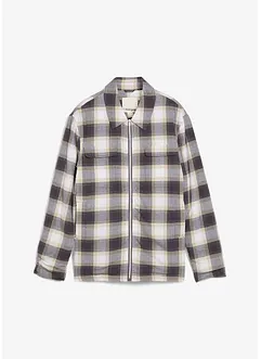 Giacca-camicia in flanella, leggermente foderata, bonprix Giacca-camicia in flanella, leggermente foderata, bonprix