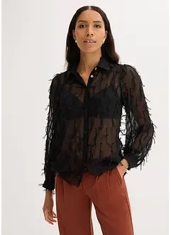 Blusa con lavorazione a frange, bonprix Blusa con lavorazione a frange, bonprix