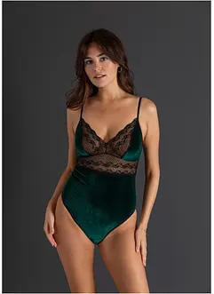 Body ouvert in velluto, bonprix Body ouvert in velluto, bonprix