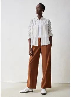 Pantaloni in misto lana con pinces, bonprix Pantaloni in misto lana con pinces, bonprix