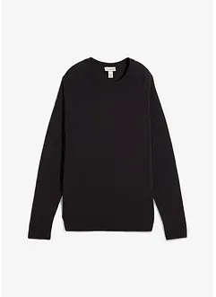 Maglione in misto cotone operato, bonprix Maglione in misto cotone operato, bonprix