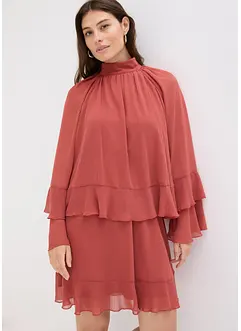 Abito di chiffon con volant, bonprix Abito di chiffon con volant, bonprix