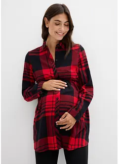 Camicia lunga prémaman / da allattamento in flanella, bonprix Camicia lunga prémaman / da allattamento in flanella, bonprix