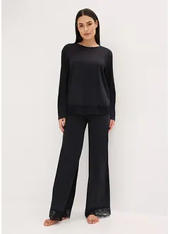 Pigiama con pizzo delicato, bonprix Pigiama con pizzo delicato, bonprix
