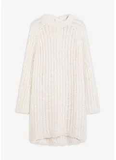 Miniabito in maglia con fiocco in satin, bonprix Miniabito in maglia con fiocco in satin, bonprix