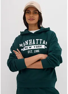 Felpa oversize con cappuccio in puro cotone, bonprix Felpa oversize con cappuccio in puro cotone, bonprix
