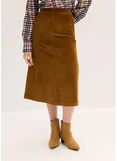Gonna di velluto a coste, bonprix Gonna di velluto a coste, bonprix
