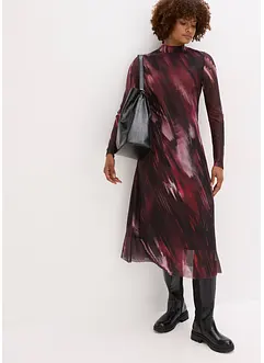 Abito midi in morbido mesh, bonprix Abito midi in morbido mesh, bonprix