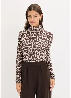 Maglia a maniche lunghe in misto viscosa morbido, bonprix Maglia a maniche lunghe in misto viscosa morbido, bonprix