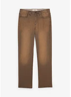 Jeans elasticizzati leggeri con girovita comodo e lavaggio vintage, classic fit, bonprix Jeans elasticizzati leggeri con girovita comodo e lavaggio vintage, classic fit, bonprix