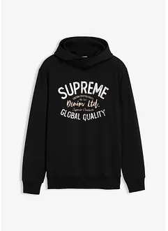 Felpa con cappuccio in misto cotone morbido, bonprix Felpa con cappuccio in misto cotone morbido, bonprix