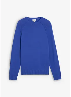 Maglione in filato fine di puro cotone riciclabile, bonprix Maglione in filato fine di puro cotone riciclabile, bonprix