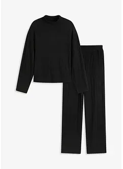 Tuta da casa oversize in morbida maglia a coste, bonprix Tuta da casa oversize in morbida maglia a coste, bonprix