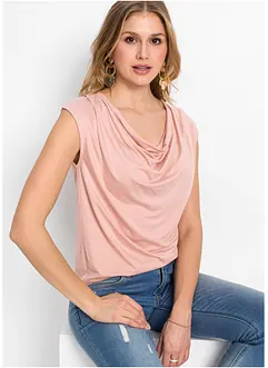 Maglia con scollo a cascata in misto viscosa, bonprix Maglia con scollo a cascata in misto viscosa, bonprix