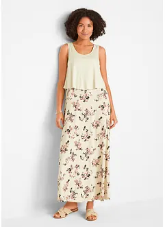 Abito lungo in viscosa effetto doppiato, bonprix Abito lungo in viscosa effetto doppiato, bonprix